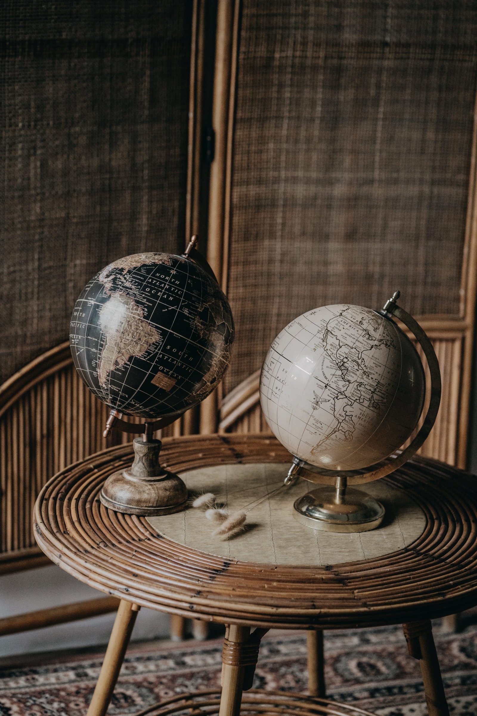 Atelier Chamaison agence évènementiel décoration location mariage Toulouse globes terrestres vintage