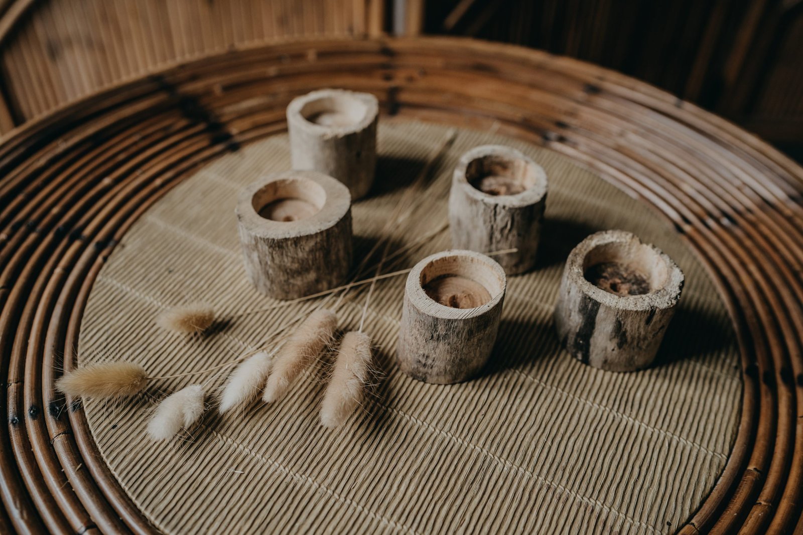 Atelier Chamaison agence évènementiel décoration location mariage Toulouse bougeoirs bois flotté