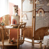 Atelier Chamaison agence évènementiel décoration location mariage Toulouse desserte vintage rotin