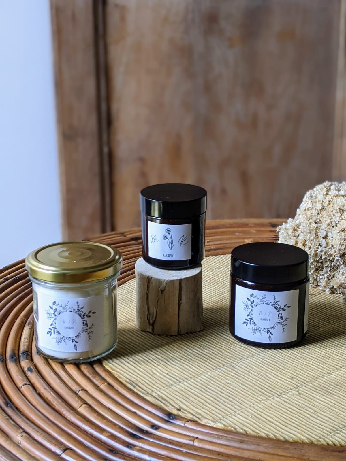 Atelier Chamaison agence évènementiel décoration location mariage Toulouse bougies personnalisables